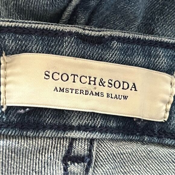 SCOTCH & SODA Supreme Size 28 Jeans Slim Straight Leg Low Rise Stretch - Picture 4 of 6